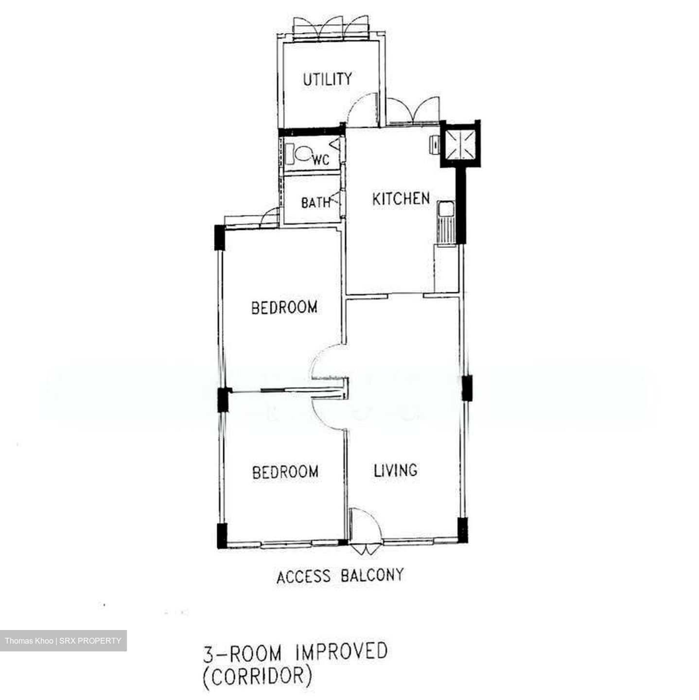 Blk 11 BOON KENG VILLE (Kallang/Whampoa), HDB 3 Rooms #611559891
